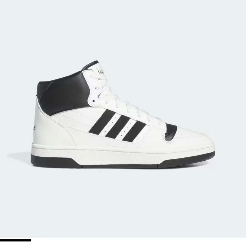 Adidas Womens Break Start Mid Black and White Sneakers